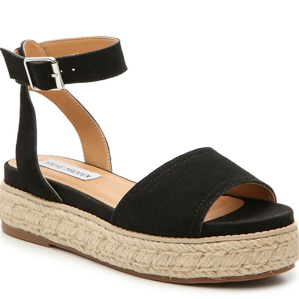Steve Madden | Gabi black wedge sandals